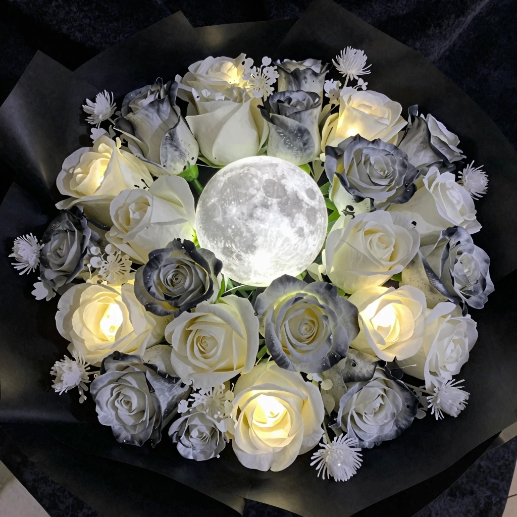 Lunar Garden arrangement by Movementiescrubi